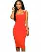 Rochie Eleganta Rosu Aprins LC61067.3